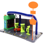 加油站 场景玩具