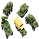 军事车模套装5辆