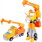 变形玩具机器人钩机 