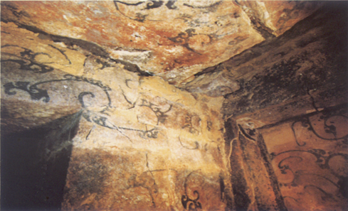 南越王墓墓室壁画图片