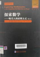 Exploring Mathematics- An Engaging Introduction to Proof